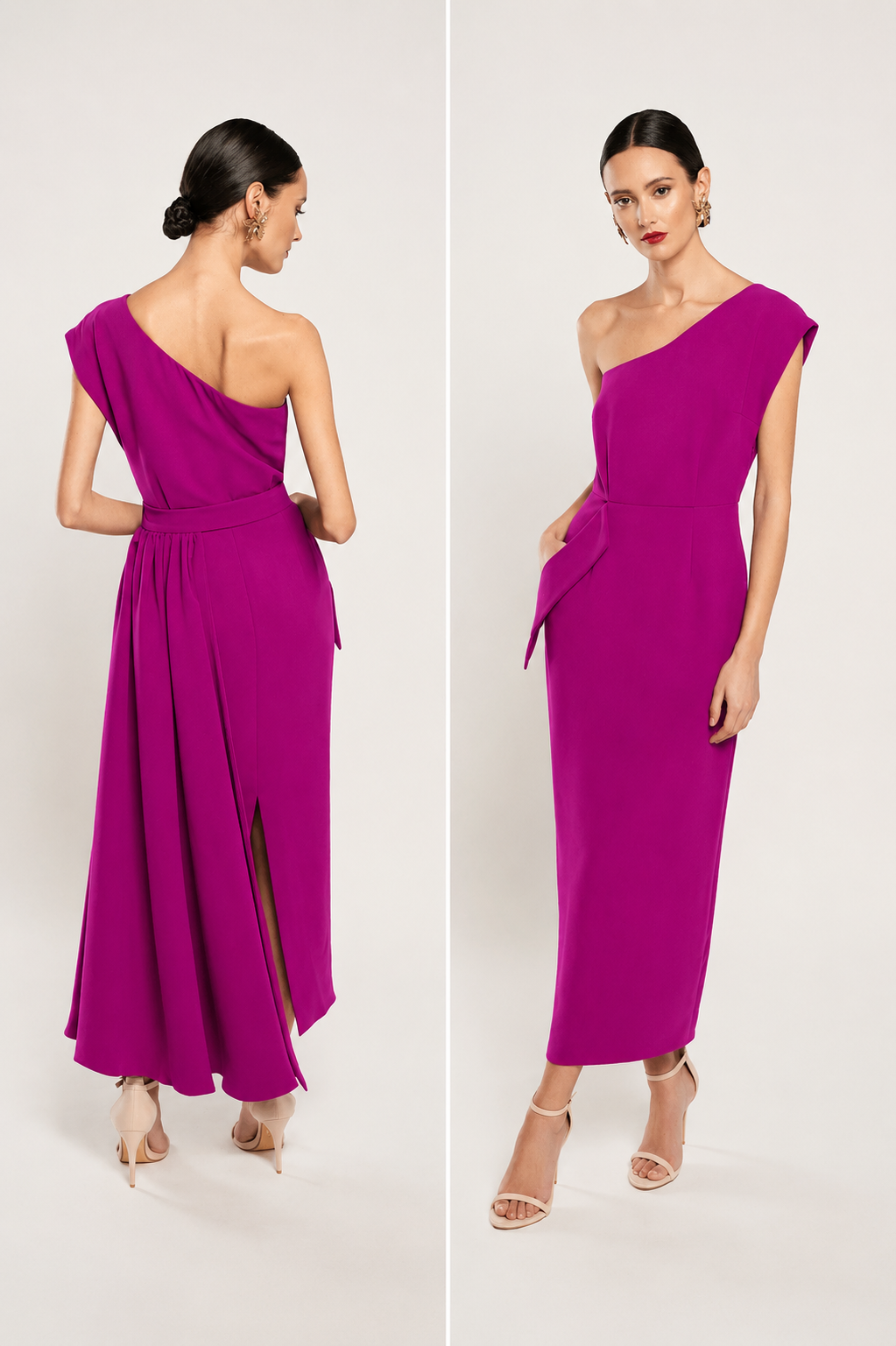 Vestido Nasau buganvilla