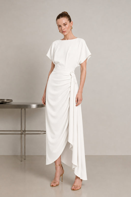 Vestido Setsuna blanco