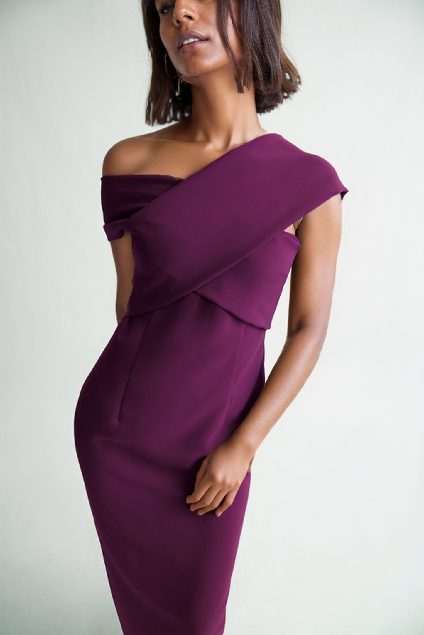 Vestido Acróbata burdeos