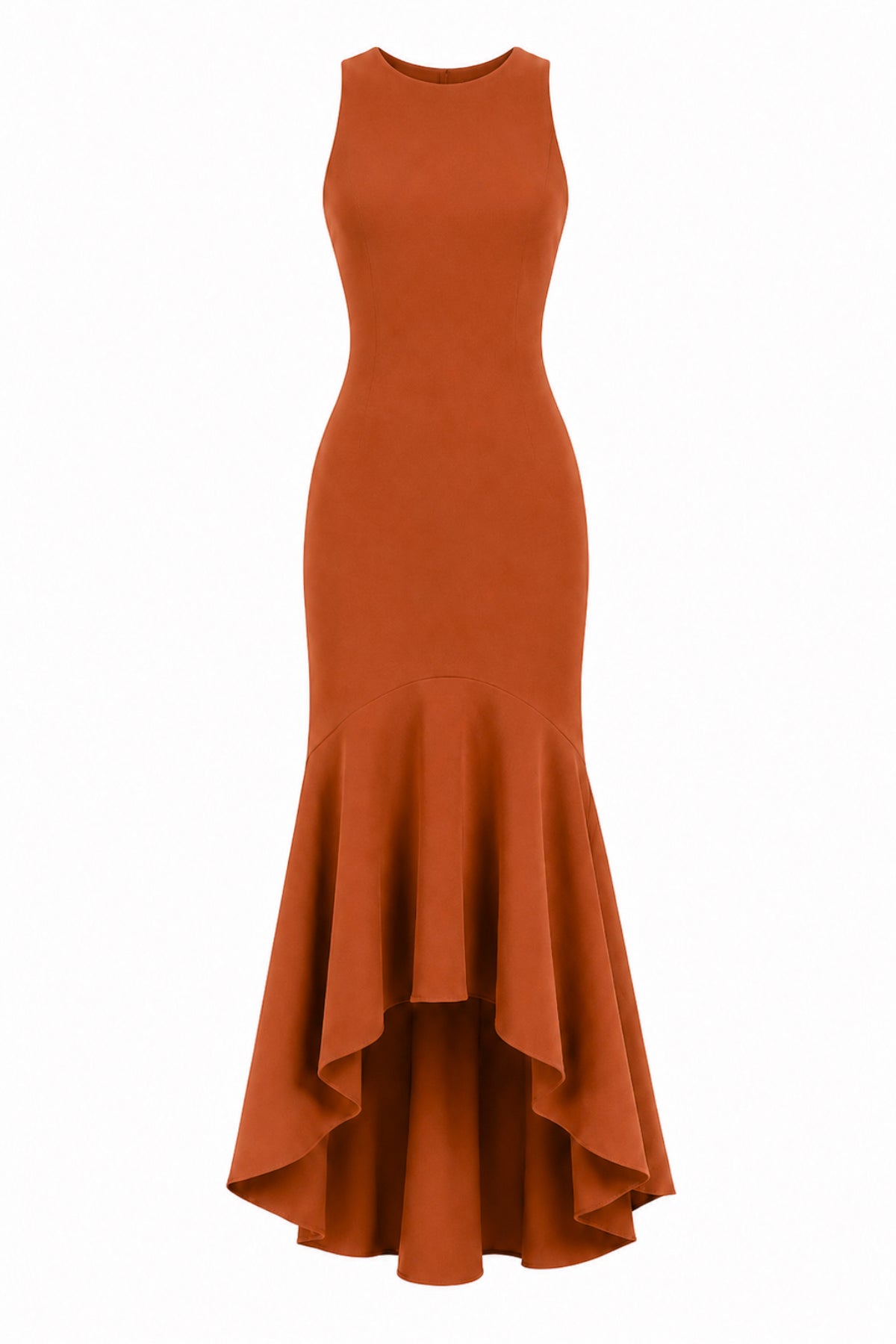 Vestido midi Zenobia teja
