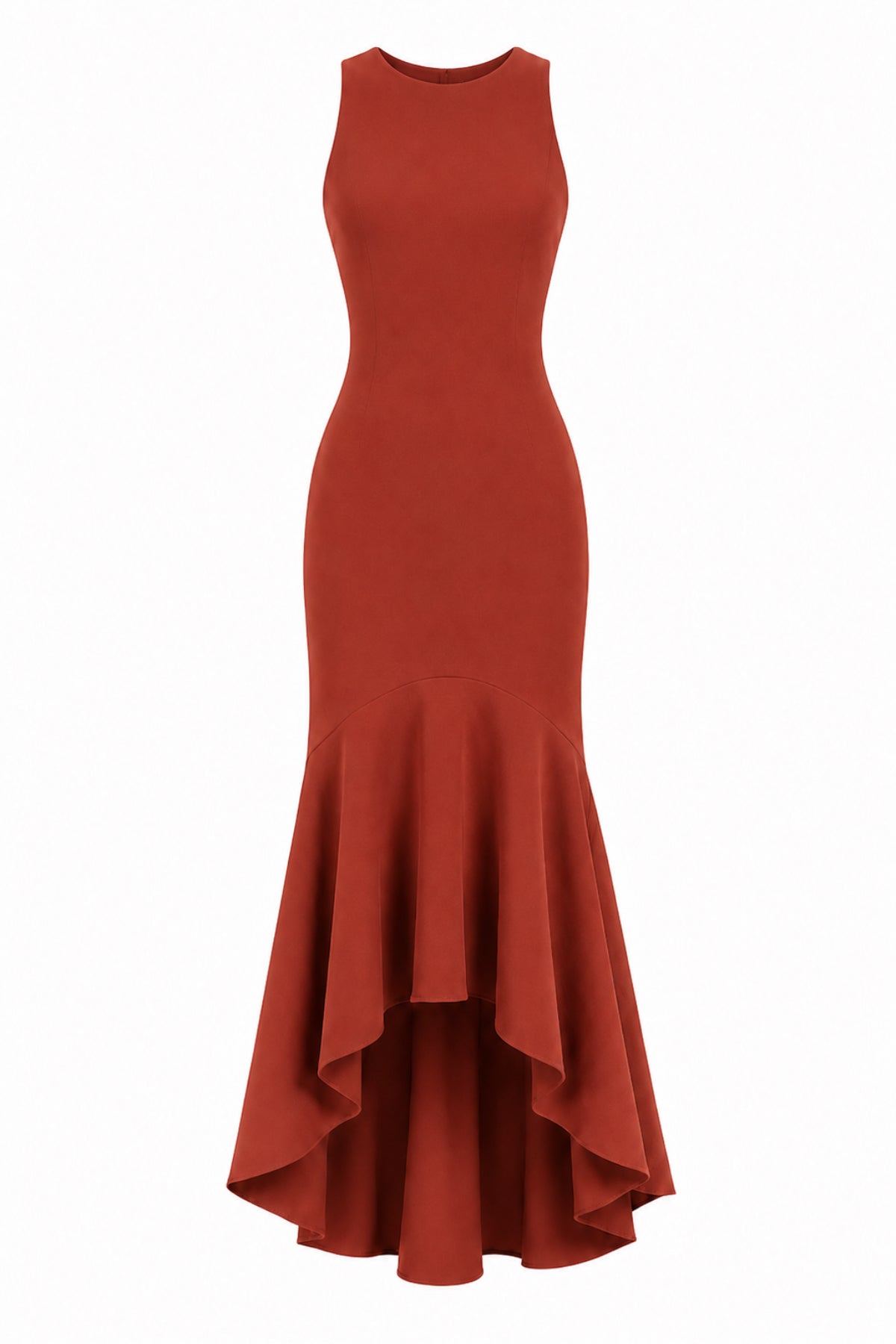 Vestido midi Zenobia teja