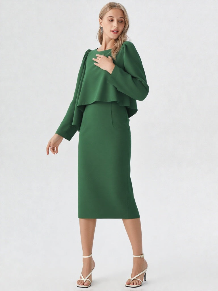 Conjunto Zia verde musgo