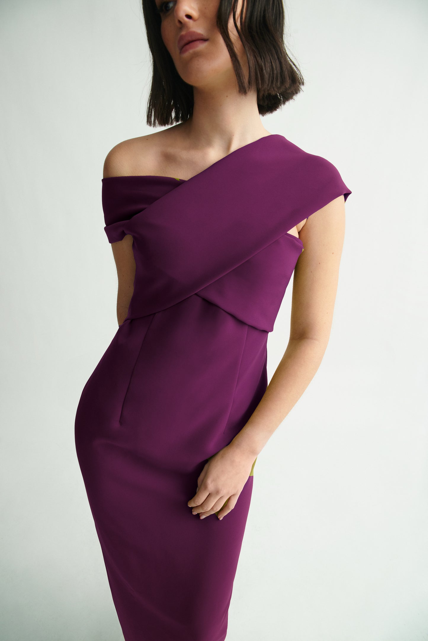 Burgundy Acrobat Dress
