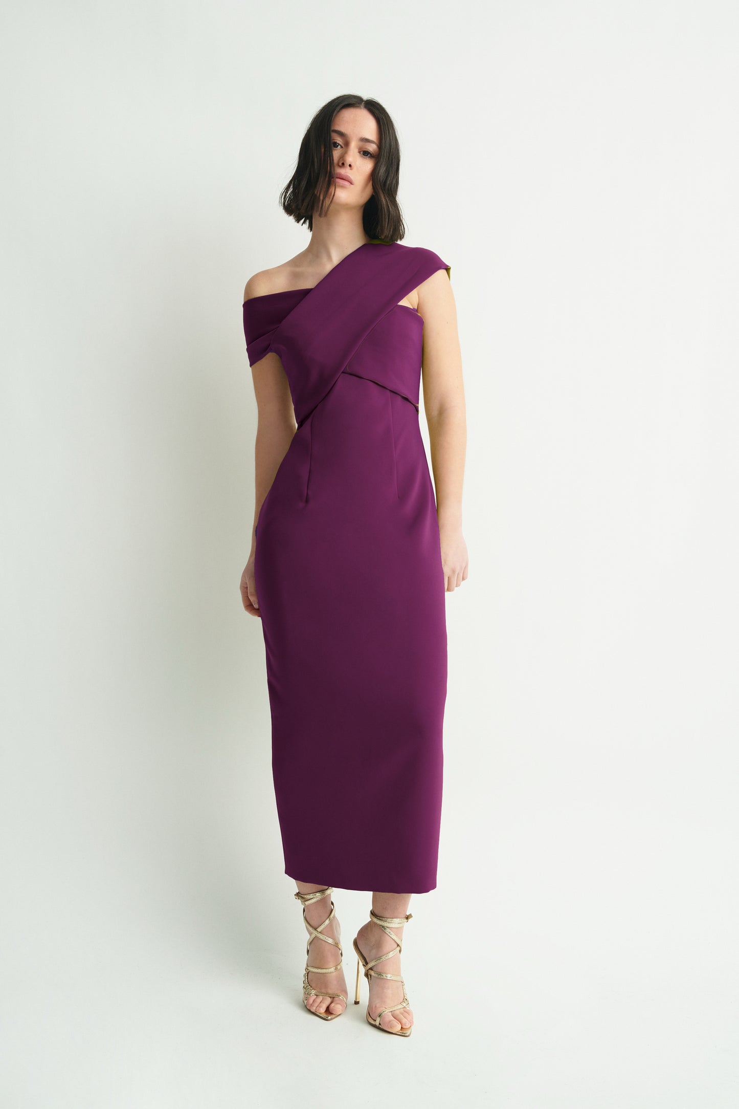 Burgundy Acrobat Dress
