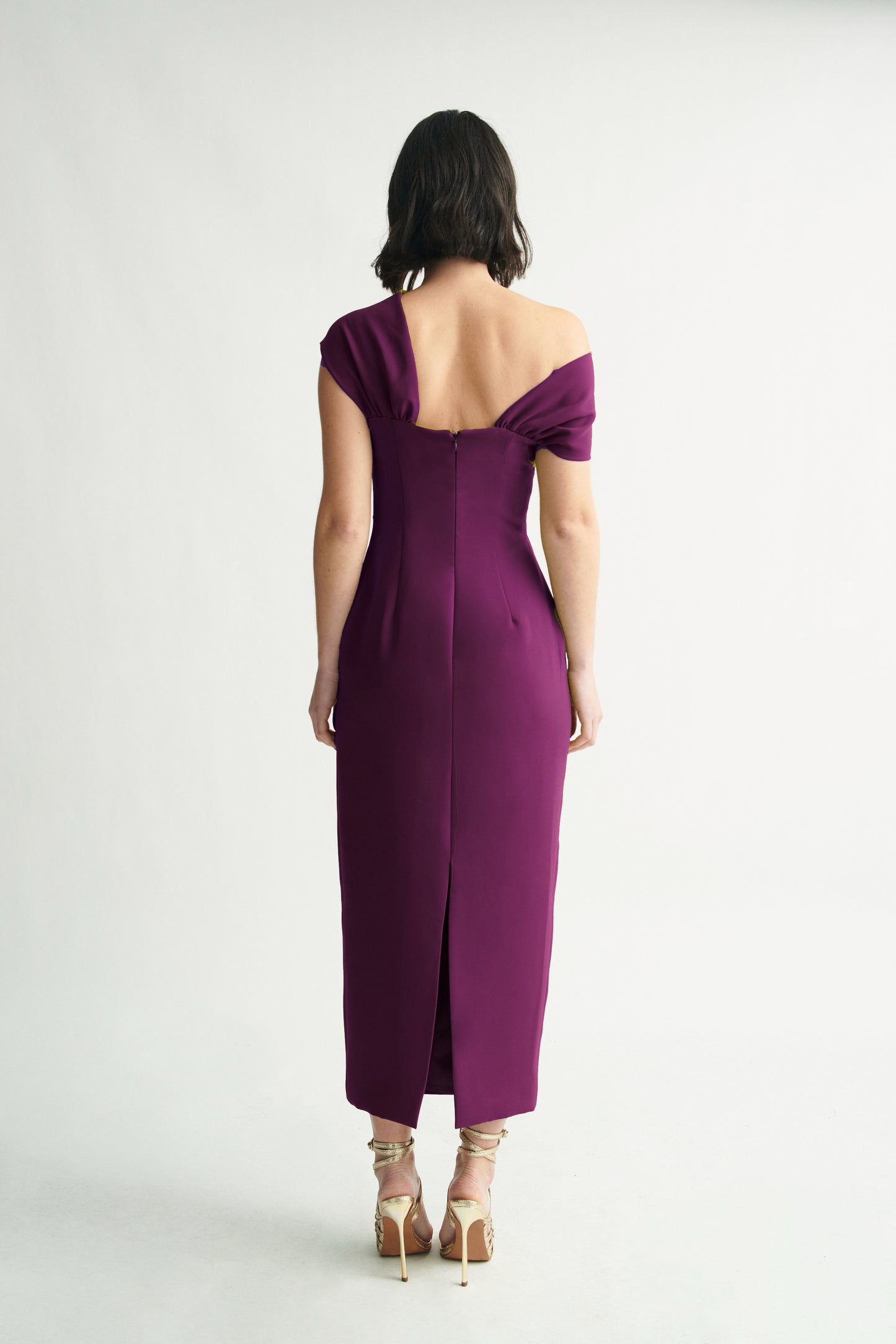 Burgundy Acrobat Dress