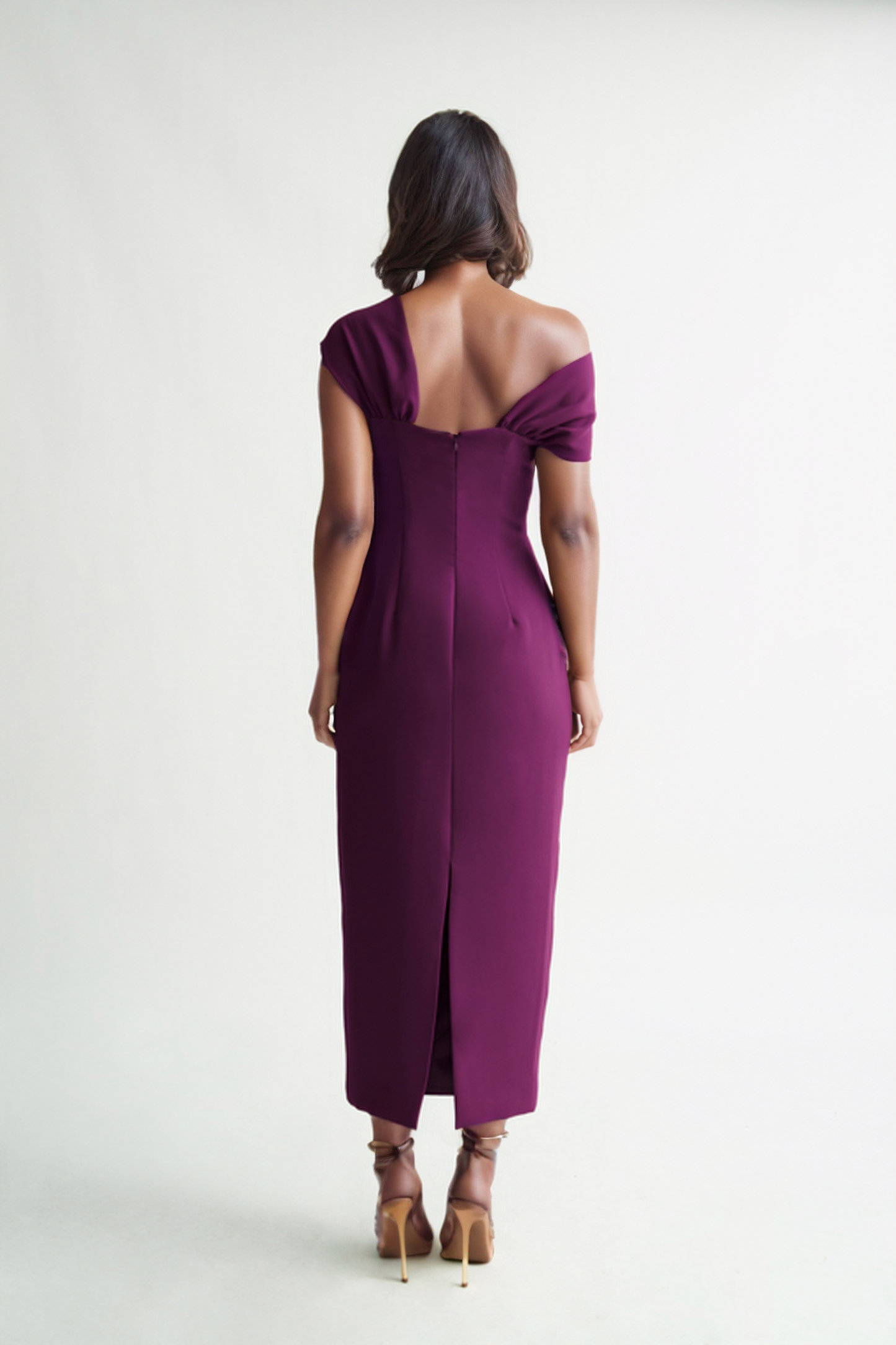 Vestido Acróbata burdeos