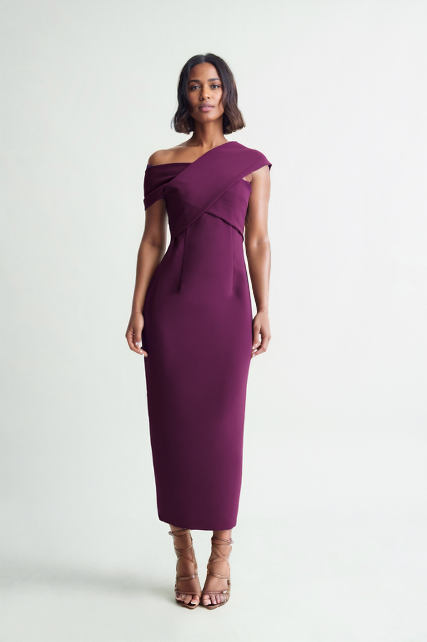 Vestido Acróbata burdeos