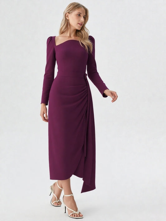 Marcela burgundy skirt