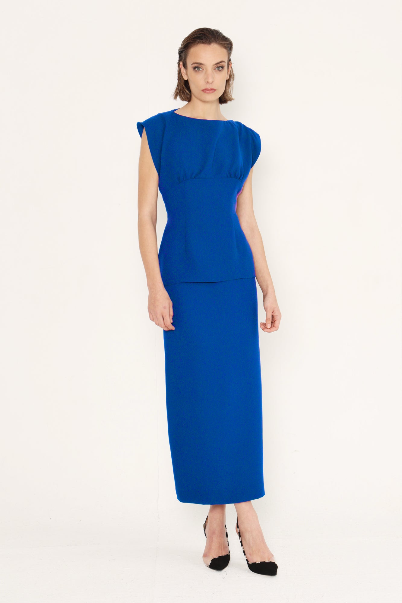 Loris two-piece set, blue