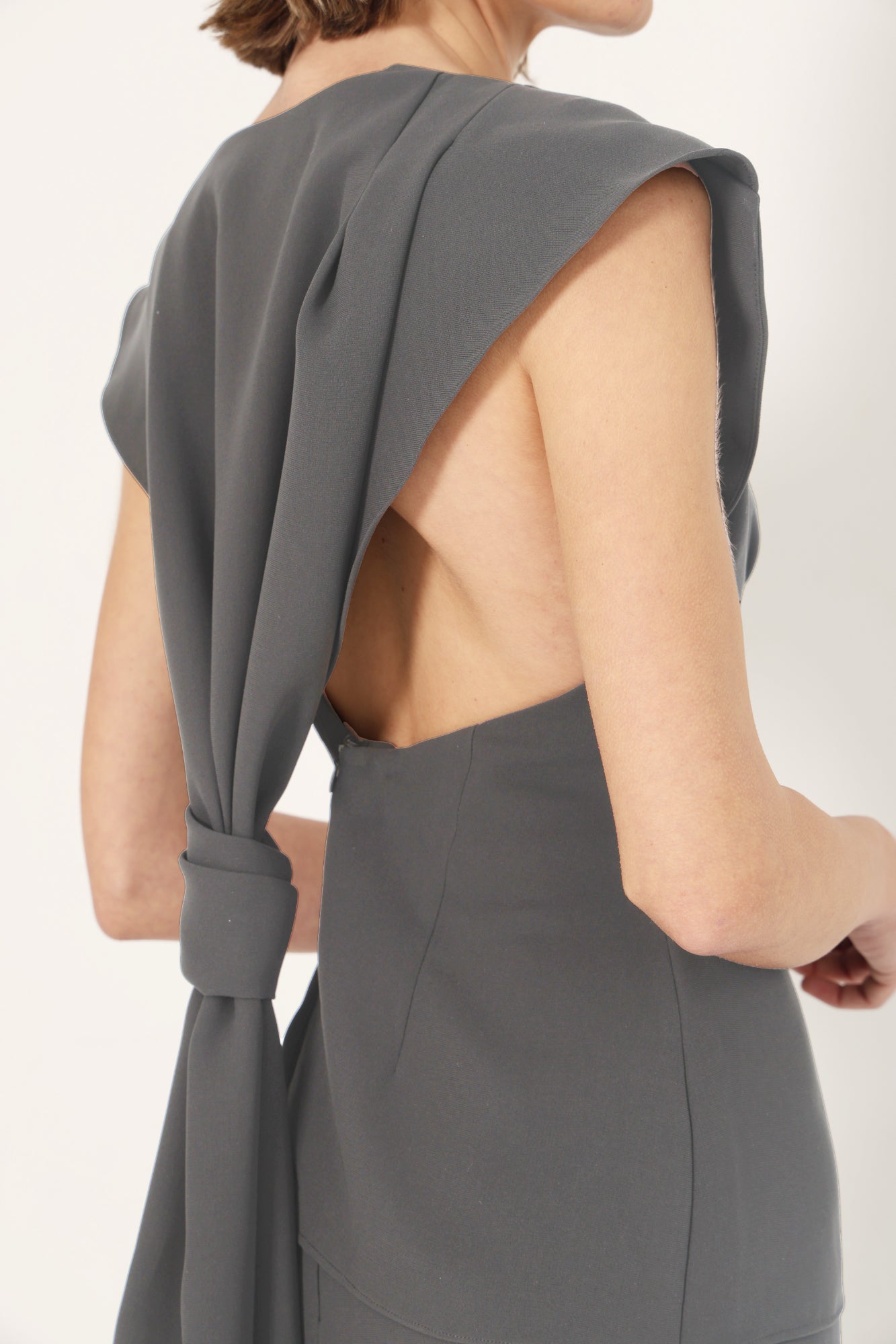 Conjunto dos piezas Loris gris