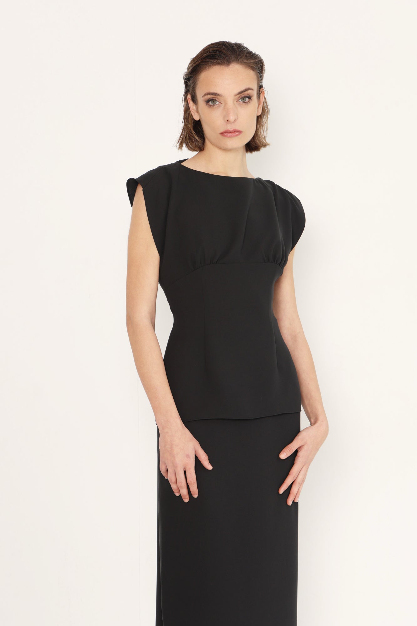 Conjunto dos piezas Loris negro