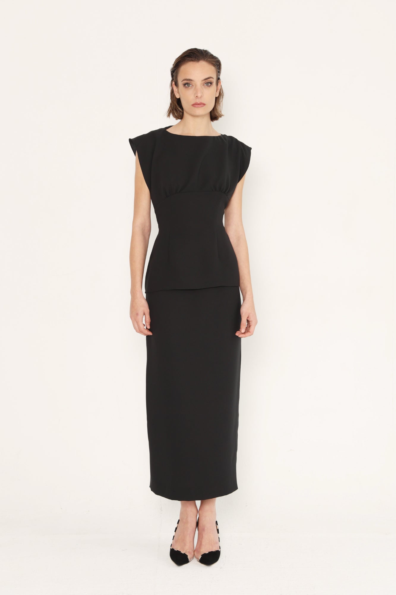 Conjunto dos piezas Loris negro