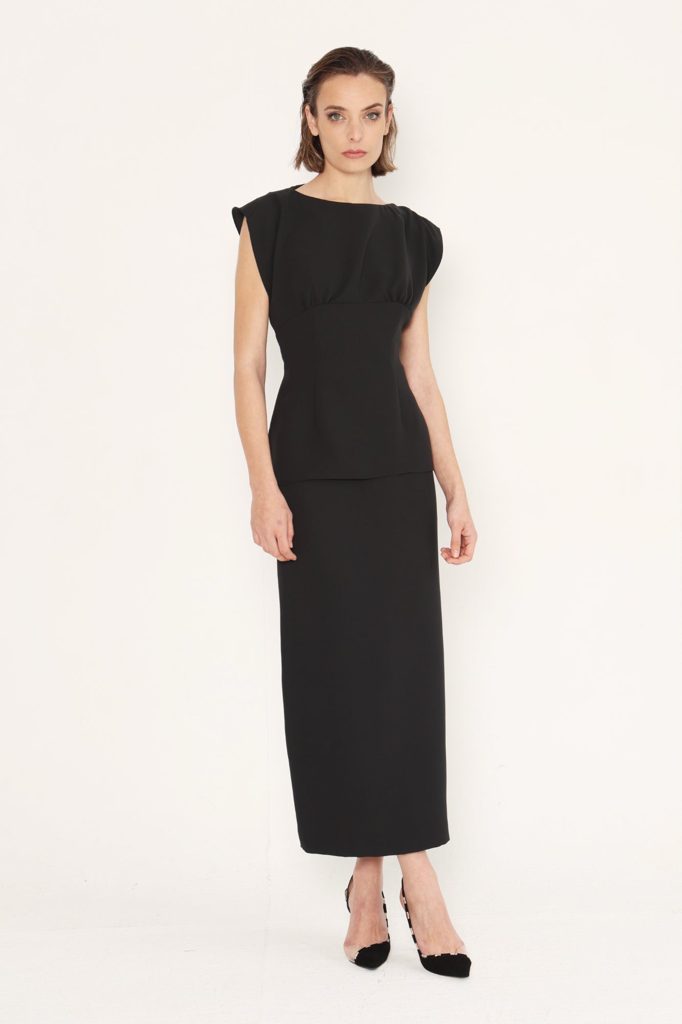 Conjunto dos piezas Loris negro