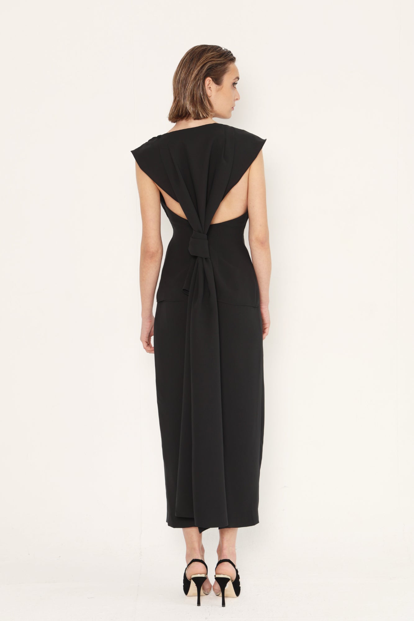 Conjunto dos piezas Loris negro