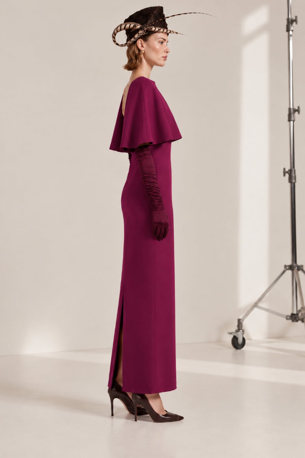 Kibo burgundy dress