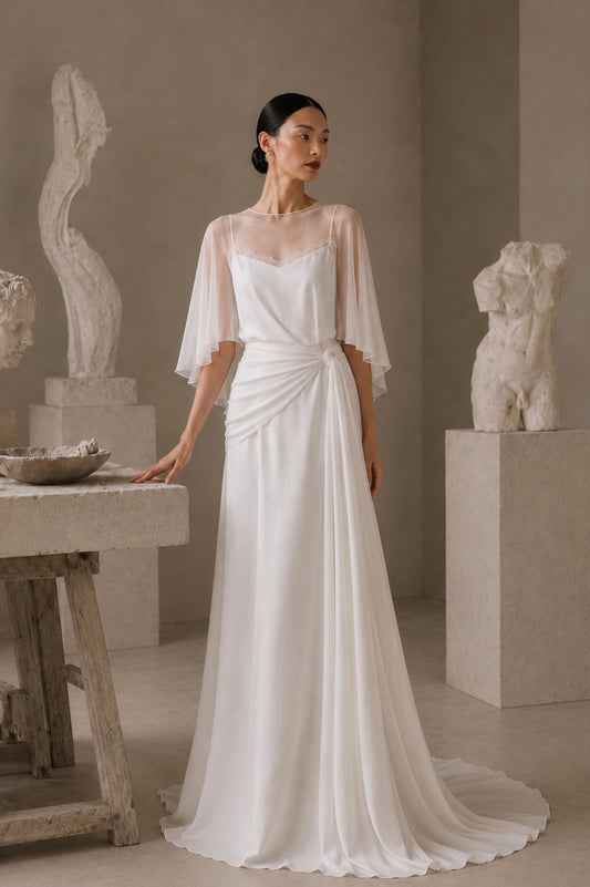 Detachable Vero wedding dress