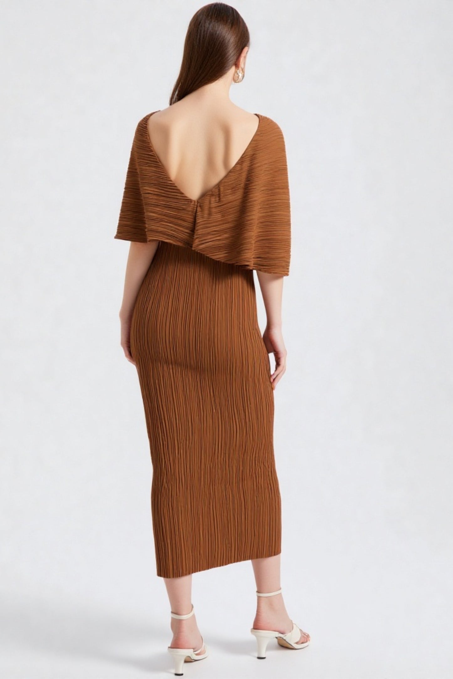Vestido Origami caldero