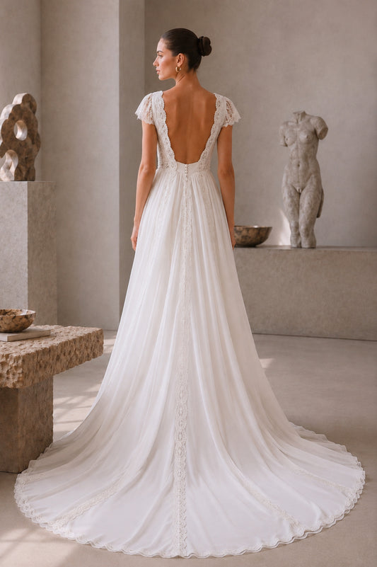 Vestido de novia Rosalía
