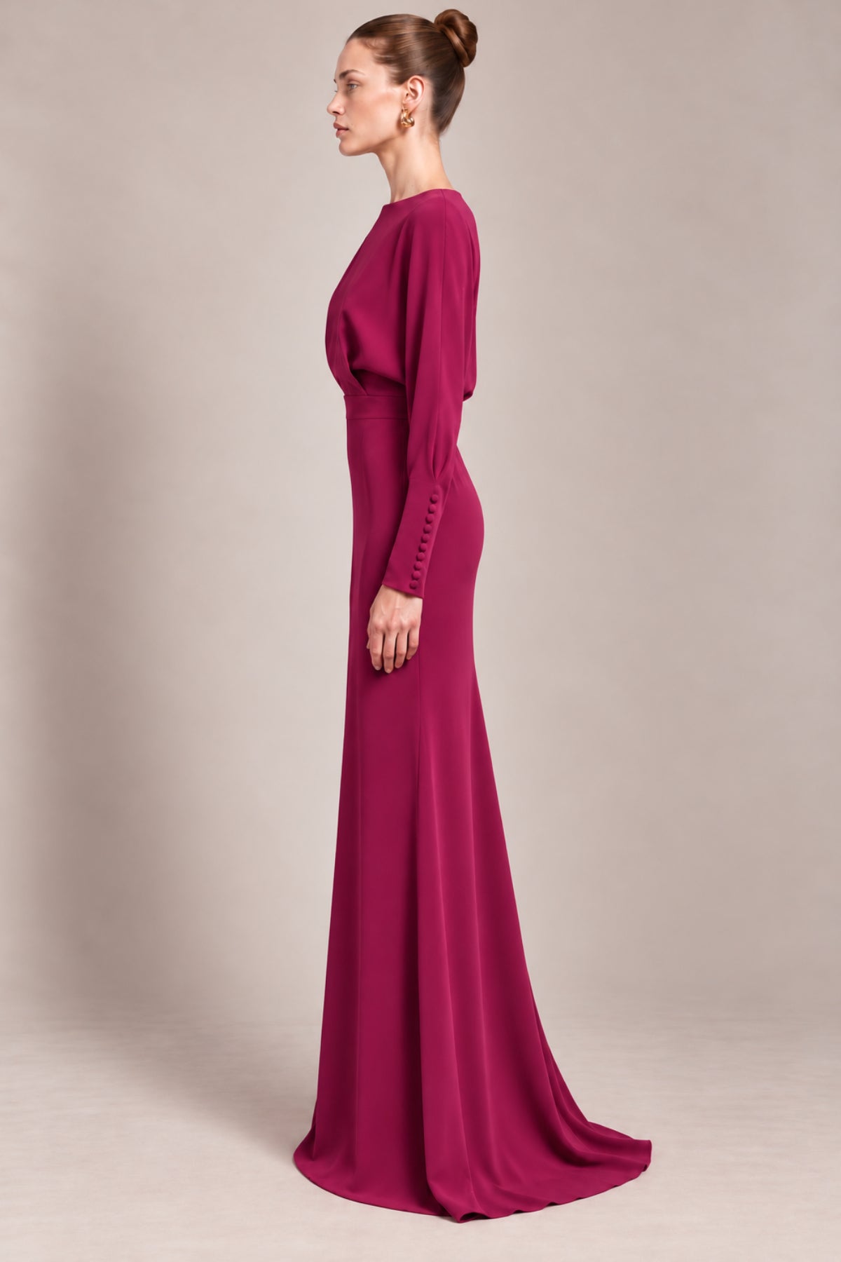 Heloisa burgundy dress