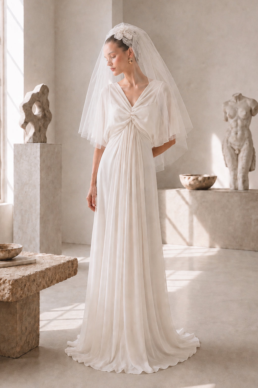 Doble vestido de novia Rebeca.