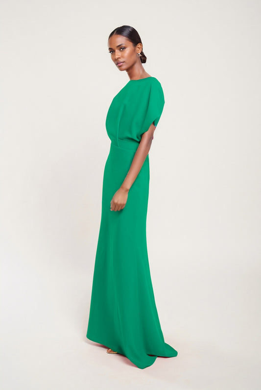 Vestido Ana verde esmeralda