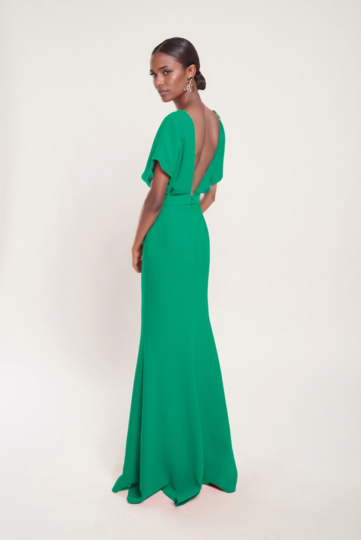 Ana emerald green dress