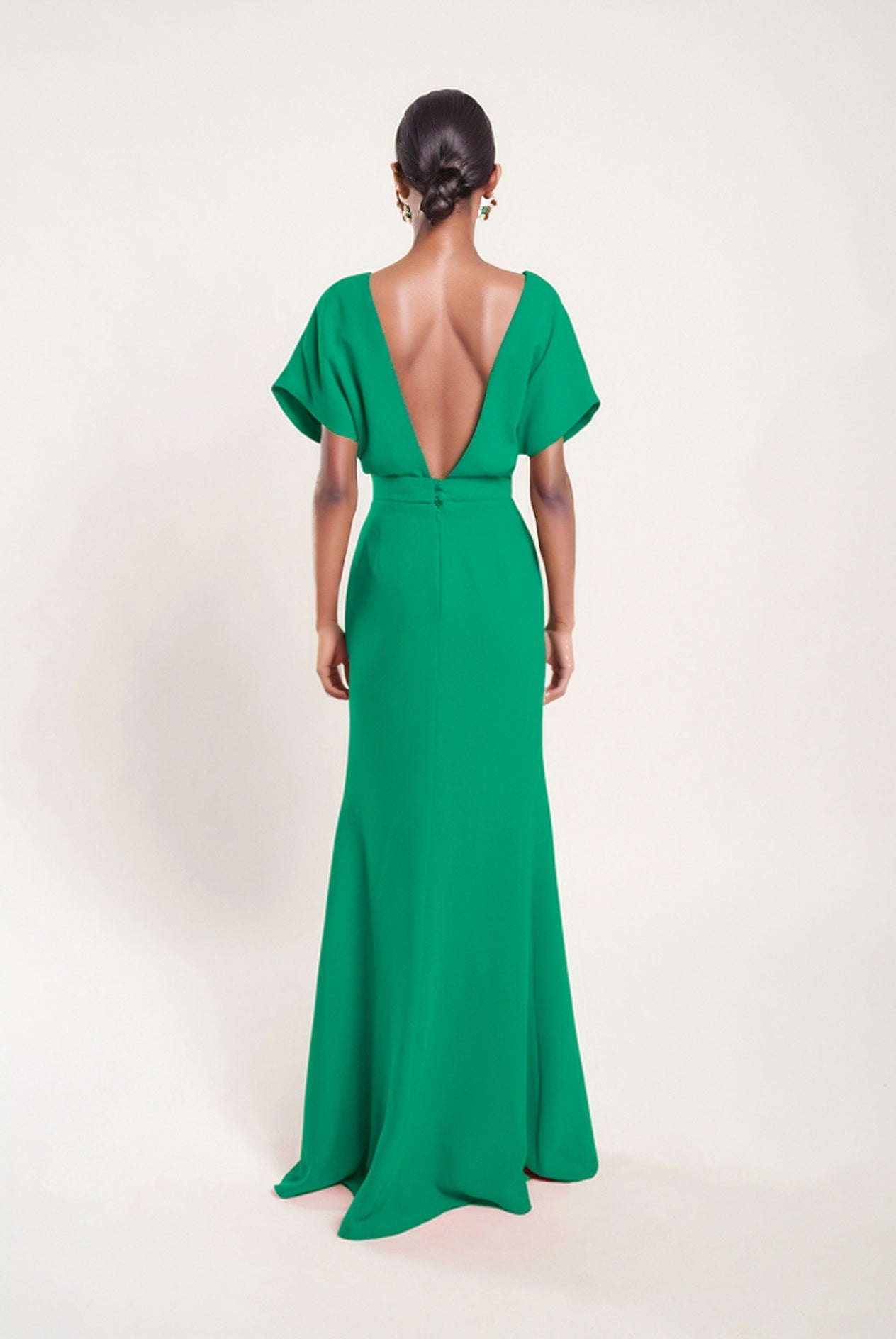 Ana emerald green dress