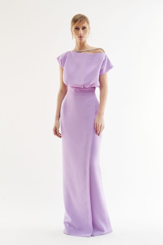 Moon diamond long lilac