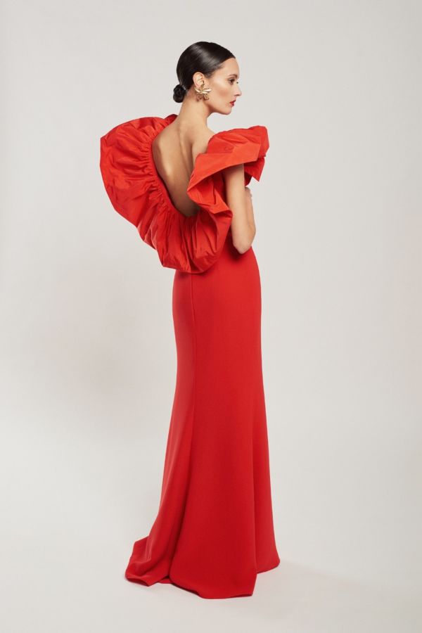 Long red Marella dress