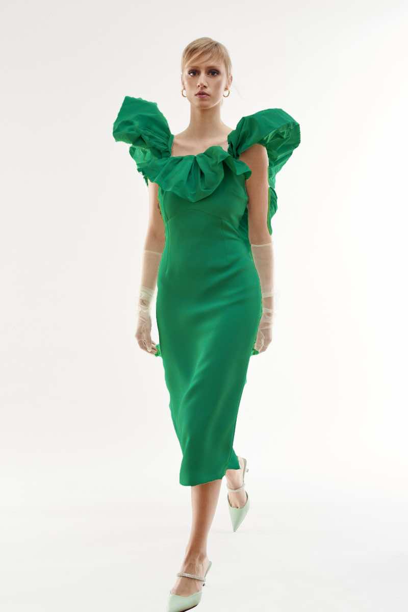 Marella green midi dress Marella green midi dress